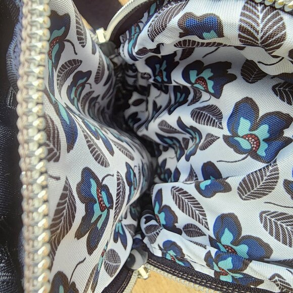 Vera Bradley quilted blue backpack for a laptop main image 4